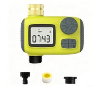 Programable para el contador de tiempo del agua del jardín con la sola válvula para la irrigación del invernadero del césped y control de flujo