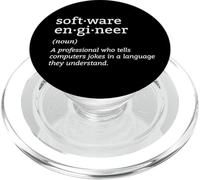 Programación de codificadores de definición de desarrolladores de Ingenieros de Software PopSockets PopGrip para MagSafe