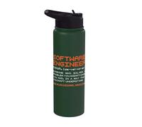 Programación de Definición de Desarrolladores de Ingenieros de Software Stainless Steel Insulated Water Bottle