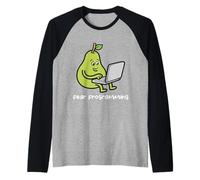 Programación de Peras Muestra tu Experiencia como Ingeniero Camiseta Manga Raglan