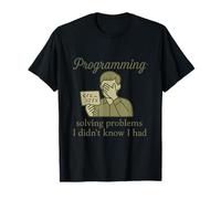 Programación Resolviendo Problemas Funny Coder Novedad Camiseta