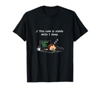 Programador Adulto Humor Código Estable Mientras Duermo Camiseta