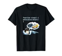 Programador Adulto Humor Soñando con Código y Desayuno Camiseta
