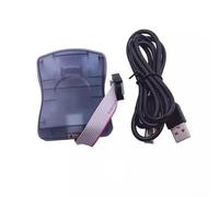 Programador AVR ISP USB para programación en serie en circuito de microcontroladores AVR con comunicación USB 2.0 de velocidad completa y ajuste de reloj ISP (STK500)