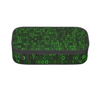Programador Código De Computadora Decimal Verde, Estuche para lápices, Estuche para lápices Estuche para lápices de Gran Capacidad Estuche para cosméticos