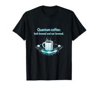 Programador de café cuántico Diseño de Humor Adulto Camiseta