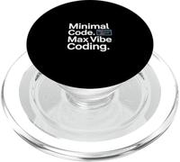 Programador de codificación Código mínimo. MAX Vibe PopSockets PopGrip para MagSafe