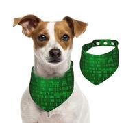 Programador de codificación de Datos binarios,Pañuelos de algodón para Perros, Bufandas Ajustables para Mascotas,L