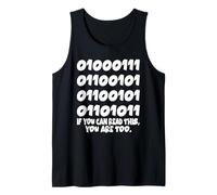 Programador de código binario de computadora divertida, regalos geek para desarrolladores Camiseta sin Mangas