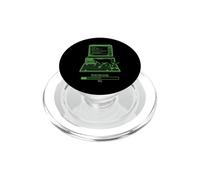 Programador de computadoras Nerd Cat Error Funny Pixel Coder IT PopSockets PopGrip para MagSafe