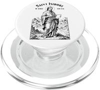 Programador de Computadoras Patron Saint Isidore Computers Code IT PopSockets PopGrip para MagSafe