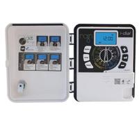 Programador de lluvia I-DIAL de 4 sectores 24 voltios con estuche