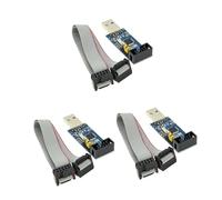 Programador de microcontrolador USBISP de alta velocidad con cable de recuperación automática, protección contra sobrecorriente, programador USBISP 51