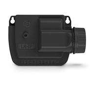 Programador de riego a pilas 9V modelo LR-IP2, con conexión Bluetooth y radio de largo alcance que utiliza LoRa, para 2 estaciones, color negro, 14 x 9 x 5,5 centímetros (referencia: Solem LR-IP2)