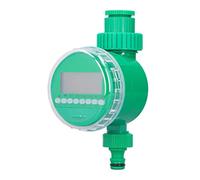 Programador De Riego por Goteo, Temporizador Automático De Jardín En ABS, 2 Salidas, Diseño Estanco - Resistente Al Agua, Eficiencia En Riego para Huerto Y Cultivo