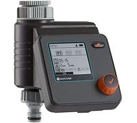 Programador de riego SelectControl de GARDENA: control automático de riego, cinco opciones de programación, funciona con batería, compatible con todos los sistemas de riego de GARDENA (1885-20)