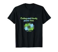 Programador de Tiempo de Rompecabezas amigable para Adultos Humor Camiseta