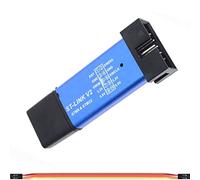 Programador descargador de emulador DAOKAI ST-Link V2, unidad de programación STM8STM32, indicador de dos colores de 3,3 V y 5 V con Cable DuPont