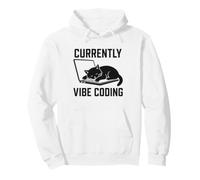 Programador Divertido, desarrollador de Inteligencia Artificial, Vibe Coding Cat Sudadera con Capucha