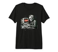 Programador Esqueleto Ingeniero de Software de TI Codificación Humor Camiseta Premium
