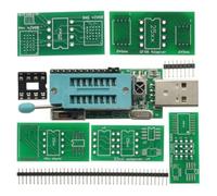 Programador IC CH341A v1.7 con conversión de nivel de voltaje integrada de 1.8 V, compatible con W25Q64FW W25Q128FW GD25LQ64, compatible con software de código abierto
