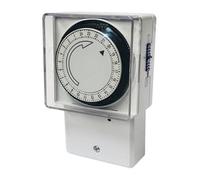 Programador mecánico de Pared con fijación y Tornillos, Ideal para automatización de Sistemas y Control de Dispositivos.
