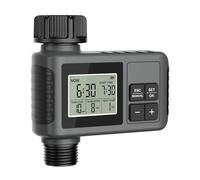 Programador Riego,Riego Automatico,Temporizador Riego Automatico,Resistente al Agua IPX5,Utilizar Programador de Riego a Pilas,para Césped,Jardín,Piscina