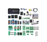 Programador Universal USB para XGecu T48 TL866II con 42 Adaptadores. Compatible con 17386+IC, SPI, Flash, NAND, EEPROM, MCU, y AVR.