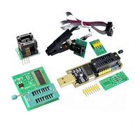 Programador USB CH341A para flash serie 24 25 para eeprom, clip SOP8 con adaptador de 1,8 V para In-Circuit para programación de bios, carcasa ABS