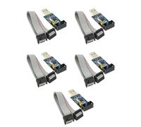 Programador USBISP para 51 microcontroladores, descargador de velocidad rápida con cable y protecciones integradas contra sobrecorriente para vehículo USBISP