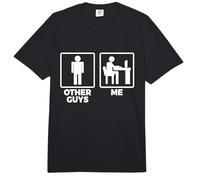 Programador Versus Regular Guys - Funny Developer Coder Comfort Colors Adult Heavyweight T-Shirt