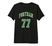 Programador Veterano Diseño FORTRAN 77 Lenguaje de Programación Camiseta Premium