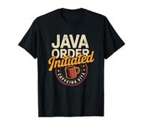 Programadores de Humor de cafeína iniciados por Pedidos de café de Java Camiseta