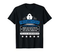 Programadores Magos Magos Resolver Problemas Camiseta