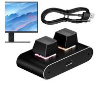 Programmable Keyboard | Aluminum Computer Mini Keyboard, Mechanical Autonomous Keyboards For Home Office Coding Video Editing Work Writing Studying Programmers Streamers