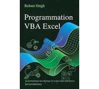 Programmation VBA Excel: Automatisez les tâches et créez des solutions personnalisées