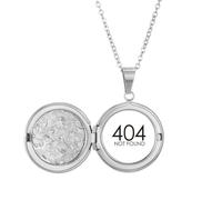 Programmer 404 Error Not Found - Collar con medallón para fotos, regalo de cumpleaños