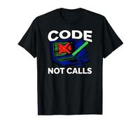 Programmer Code Not Calls Introvert Developer Camiseta