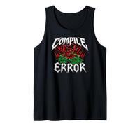 Programmer Coder Compile Error Heavy Metals Skull Camiseta sin Mangas