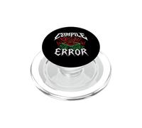 Programmer Coder Compile Error Heavy Metals Skull PopSockets PopGrip para MagSafe
