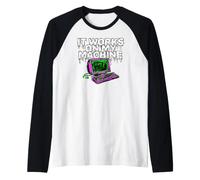 Programmer Coder It Works On My Machine Camiseta Manga Raglan