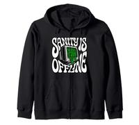 Programmer Coder Sanity Is Offline Retro Tech Sudadera con Capucha