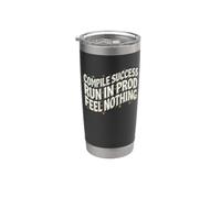 Programmer Compile Success Run In Prod Feel Nothing Vaso térmico de acero inoxidable de doble pared