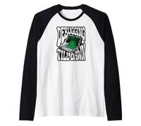 Programmer Debugging Till Dawn Late Night Coding Design Camiseta Manga Raglan