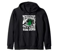 Programmer Debugging Till Dawn Late Night Coding Design Sudadera con Capucha