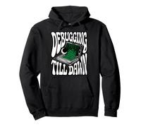 Programmer Debugging Till Dawn Late Night Coding Design Sudadera con Capucha