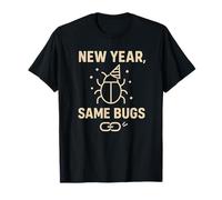Programmer Developer Coding Humor Software Engineer New Year Camiseta