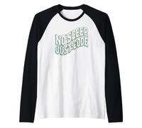 Programmer Developer No Sleep Just Code Camiseta Manga Raglan