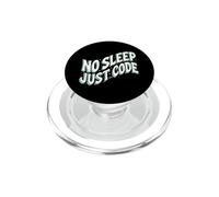 Programmer Developer No Sleep Just Code PopSockets PopGrip para MagSafe