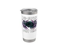 Programmer Hacker No Sleep Just Code Cyberpunk Brain Vaso térmico de acero inoxidable de doble pared